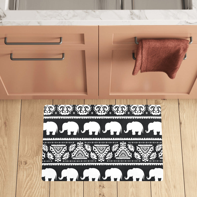 Elephant Pattern Kitchen Mat