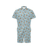 Beagle Pattern Print Design 02 Men's Romper