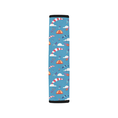 Skydiving Pattern Print Design 03 Car Seat Belt Cover