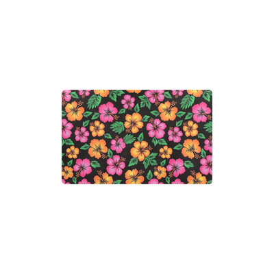 Hibiscus Pattern Print Design HB029 Kitchen Mat