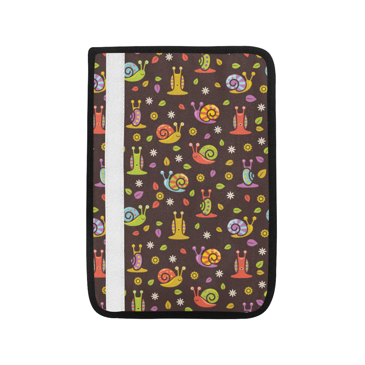 Snail Pattern Print Design 01 Car Seat Belt Cover
