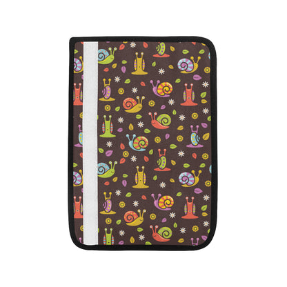 Snail Pattern Print Design 01 Car Seat Belt Cover
