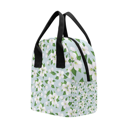 Apple blossom Pattern Print Design AB04 Insulated Lunch Bag