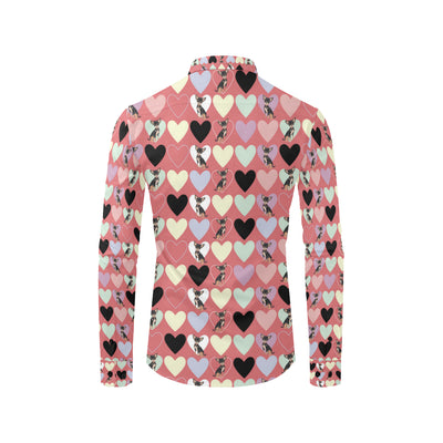 Chihuahua Pattern Print Design 01 Men's Long Sleeve Shirt