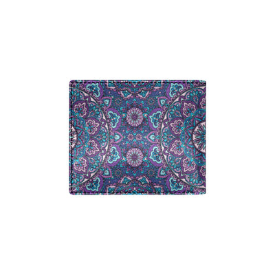 Medallion Pattern Print Design 05 Men's ID Card Wallet