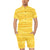 Agricultural Corn cob Pattern Men's Romper