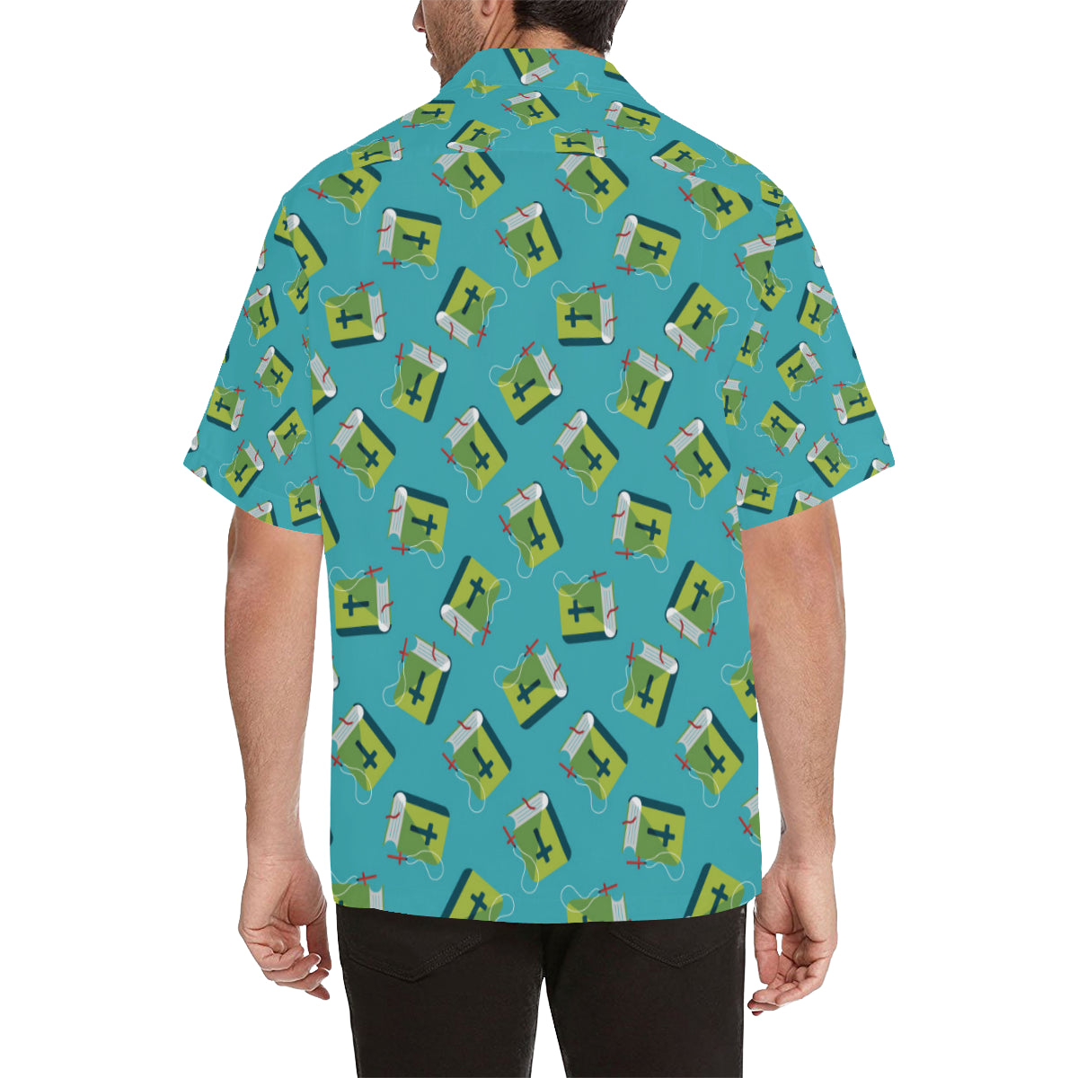 Bible Pattern Print Design 01 Men's Hawaiian Shirt