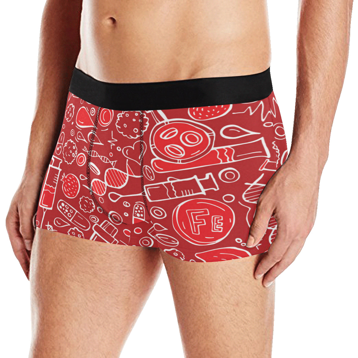 Phlebotomist Pattern Print Design A02 Men's Boxer Briefs