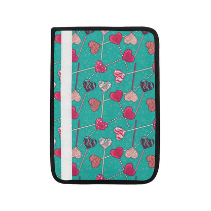 Lollipop Pattern Print Design LL01 Car Seat Belt Cover