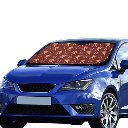 Ancient Greek Print Design LKS307 Car front Windshield Sun Shade