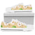 Apple Pattern Print Design AP07 White Bottom Low Top Shoes