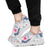 Hibiscus Print Sneakers White Bottom Shoes