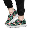 Bird Of Paradise Pattern Print Design BOP03 Sneakers White Bottom Shoes