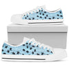 Sea Turtle Pattern Print Design T011 White Bottom Low Top Shoes