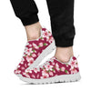 Cherry Blossom Pattern Print Design CB06 Sneakers White Bottom Shoes