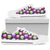 Cupcake Pattern Print Design CP07 White Bottom Low Top Shoes