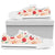 Apple Pattern Print Design AP06 White Bottom Low Top Shoes