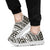 Hand draw Tribal Aztec Sneakers White Bottom Shoes