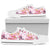 Bird Of Paradise Pattern Print Design BOP011 White Bottom Low Top Shoes