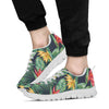 Bird Of Paradise Pattern Print Design BOP09 Sneakers White Bottom Shoes