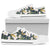 Anemone Pattern Print Design AM04 White Bottom Low Top Shoes