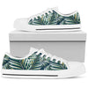 Sun Spot Tropical Palm Leaves hower Curtain White Bottom Low Top Shoes