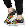 Bird Of Paradise Pattern Print Design BOP07 Sneakers White Bottom Shoes