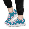 Cherry Blossom Pattern Print Design CB08 Sneakers White Bottom Shoes