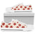 Apple Pattern Print Design AP01 White Bottom Low Top Shoes