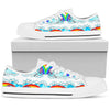 Unicorn Rainbow White Bottom Low Top Shoes