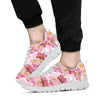 Bird Of Paradise Pattern Print Design BOP011 Sneakers White Bottom Shoes