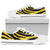 zebra Gold White Bottom Low Top Shoes