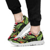 Bird Of Paradise Pattern Print Design BOP010 Sneakers White Bottom Shoes