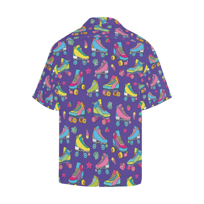 Roller skate Colorful Pattern Print Design A05 Men's Hawaiian Shirt