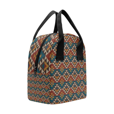 Knit Aztec Tribal Insulated Lunch Bag