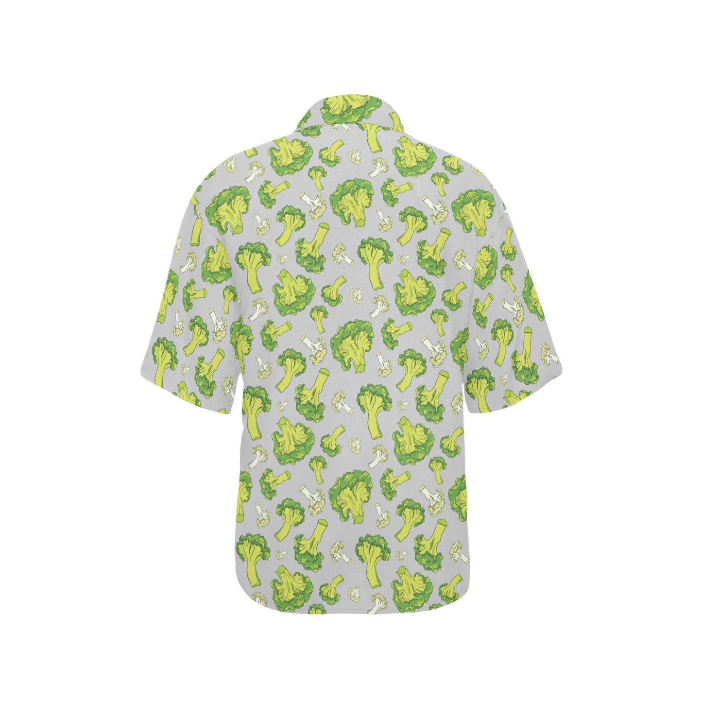 Broccoli Pattern Print Design 03 Women's Hawaiian Shirt