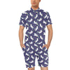 Unicorn Print Design LKS305 Men's Romper