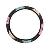 Donut Pattern Print Design DN02 Steering Wheel Cover with Elastic Edge