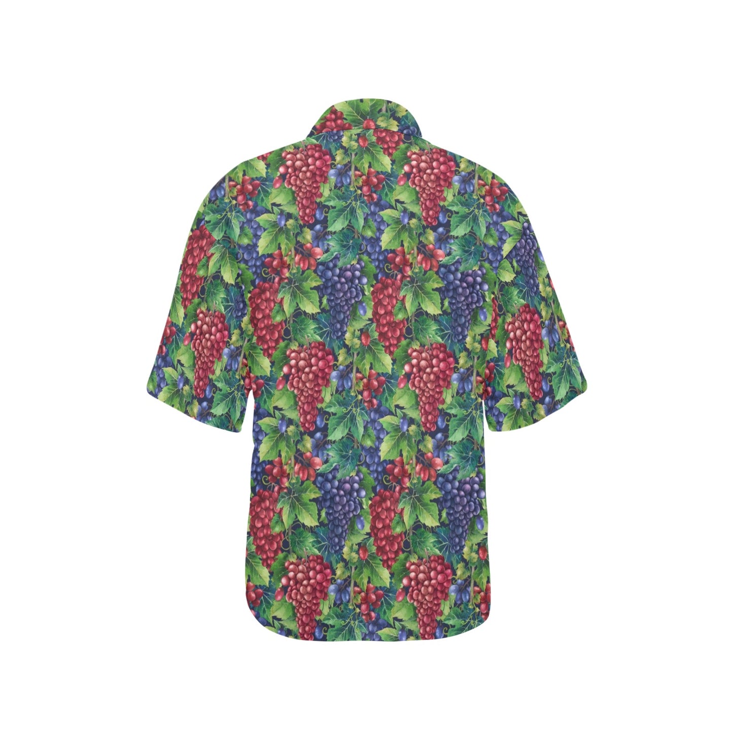 Grape Pattern Print Design GP02 Women's Hawaiian Shirt
