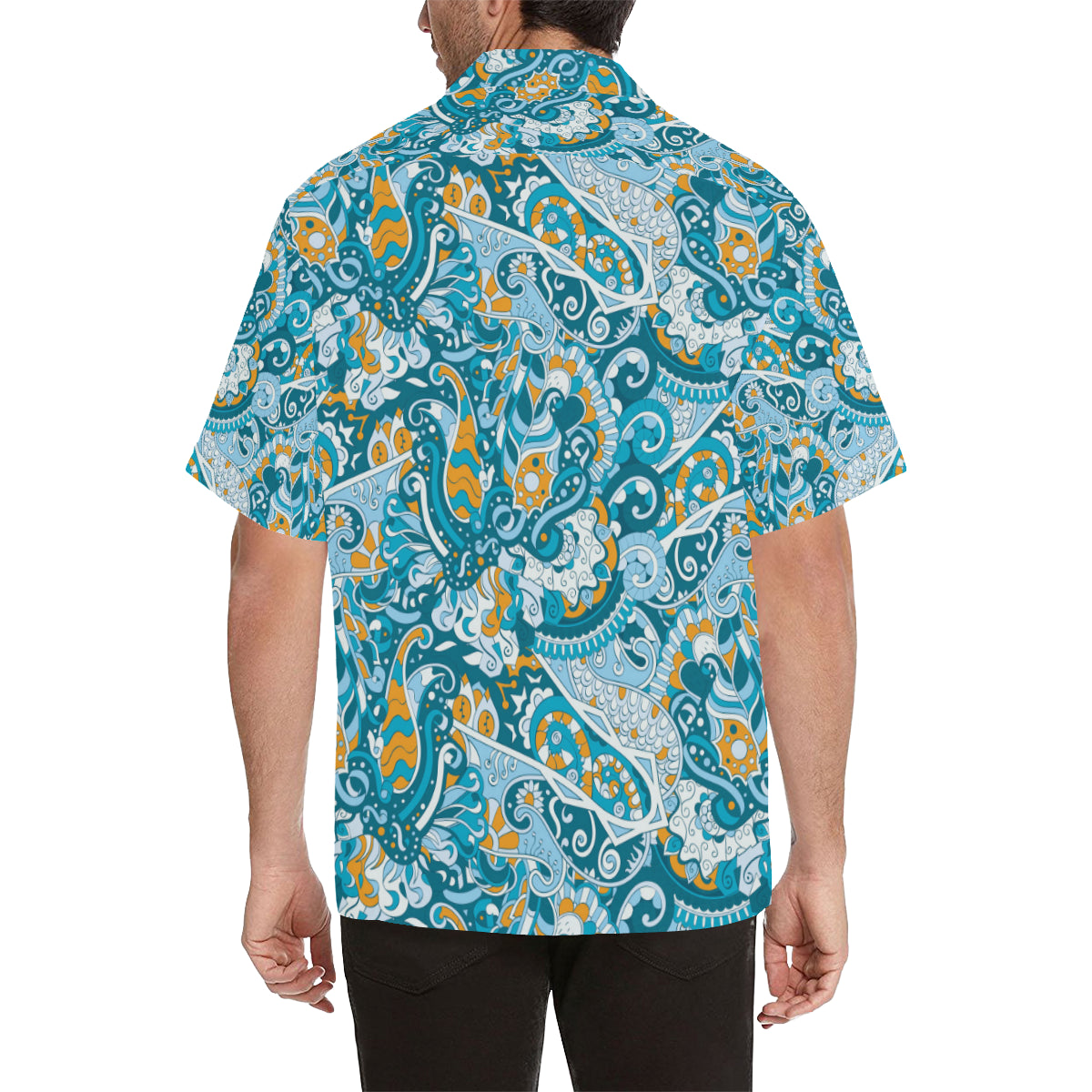 Funky Retro Pattern Print Design A03 Men's Hawaiian Shirt