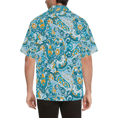 Funky Retro Pattern Print Design A03 Men's Hawaiian Shirt