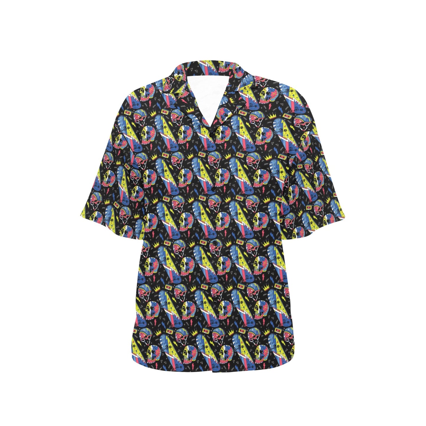 Skateboard Print Design LKS304 Women's Hawaiian Shirt