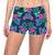 Tropical Flower Pattern Print Design TF09 Yoga Shorts