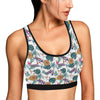 Aloha Hawaii Beach Pattern Print Design 04 Sports Bra