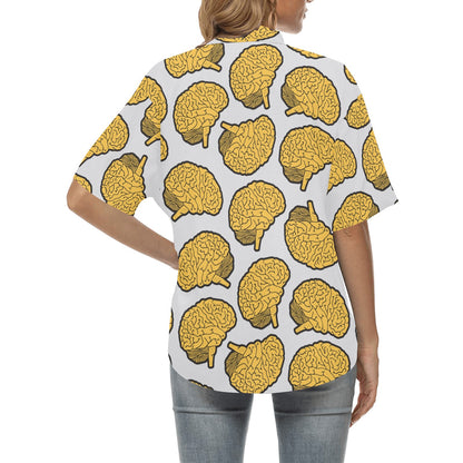 Psychology Pattern Print Design A01 Women's Hawaiian Shirt