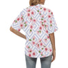 Cherry Blossom Pattern Print Design CB07 Women's Hawaiian Shirt