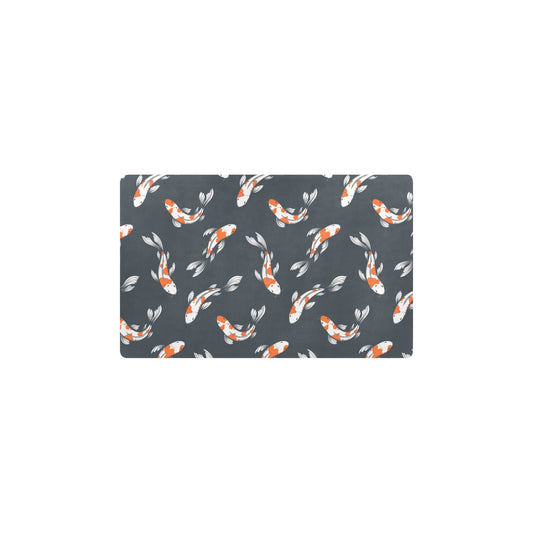 KOI Fish Pattern Print Design 04 Kitchen Mat