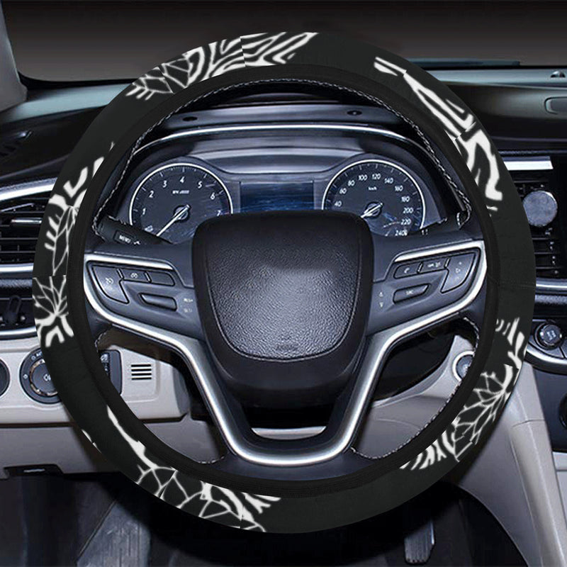 Elephant Tribal Steering Wheel Cover with Elastic Edge