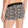 Butterfly Flower Pattern Print Design 07 Men's Boxer Briefs