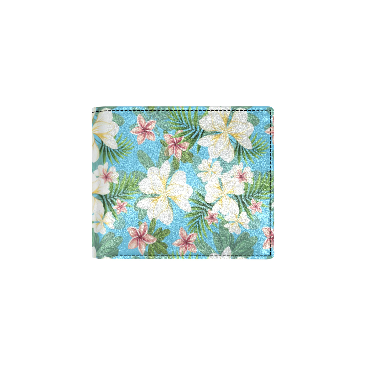 Plumeria Pattern Print Design PM028 Men's ID Card Wallet